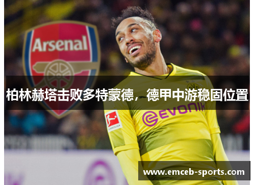 柏林赫塔击败多特蒙德，德甲中游稳固位置